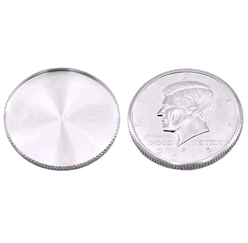 Magic Trick Expanded Shell Half Dollar Appearing Vanish Coin Magicians Prop