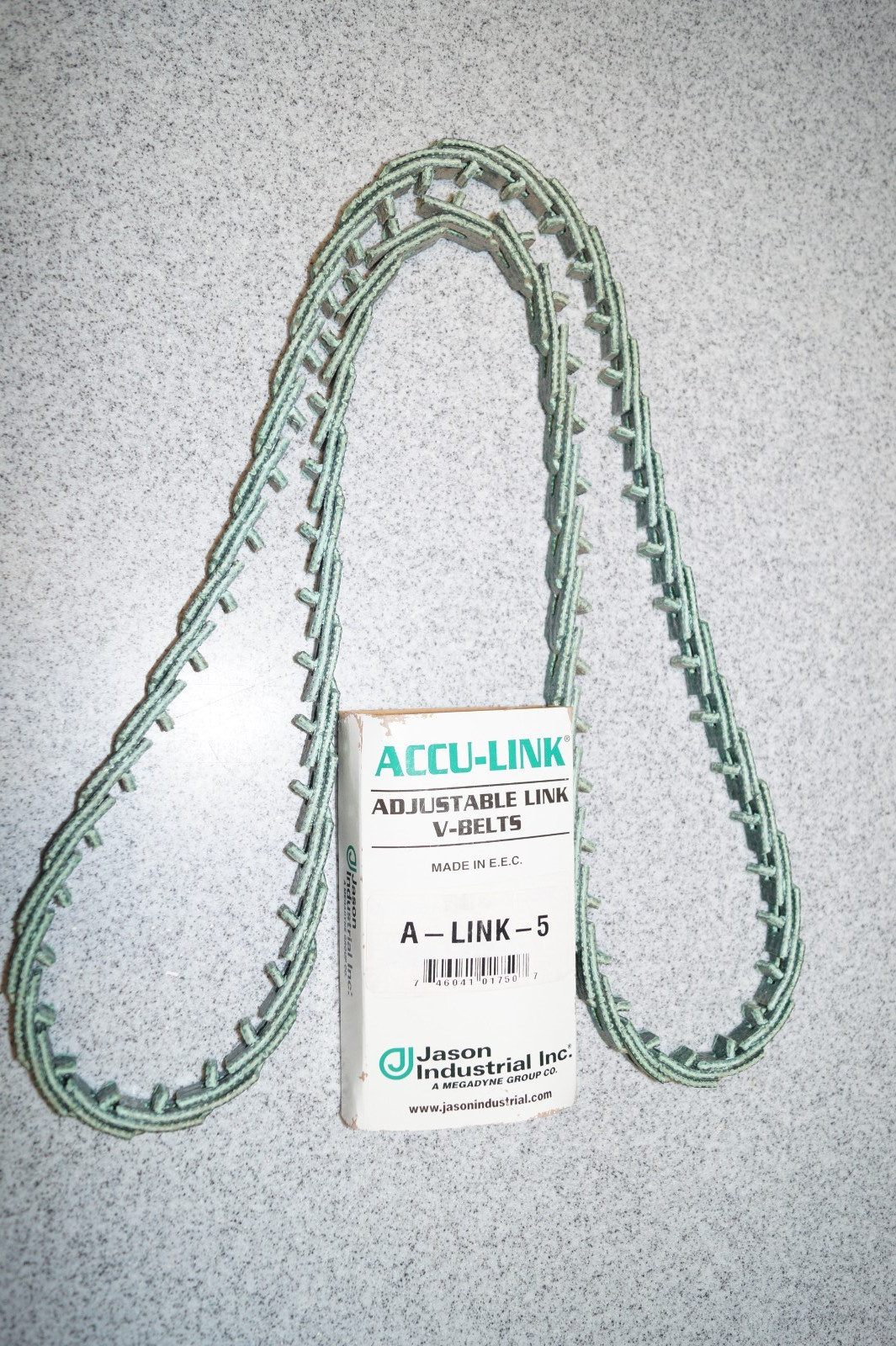 Accu-Link Adjustable Length V-Belt, 1/2 In x 5 Ft, New