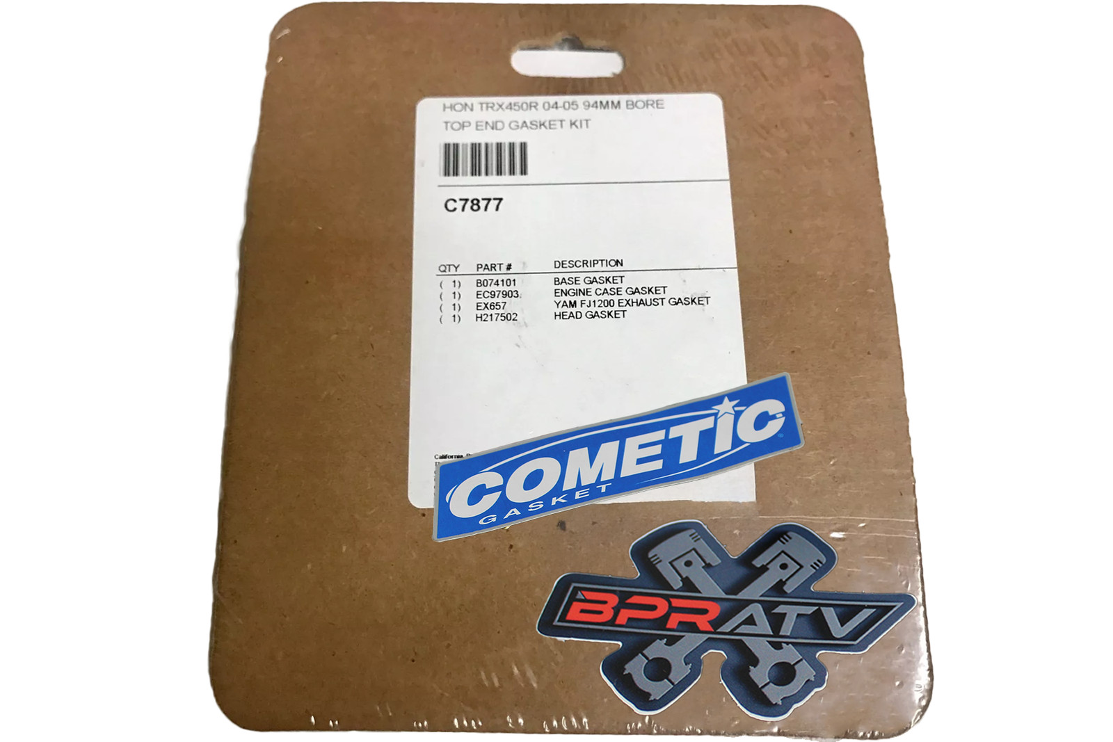 Honda TRX450R 2004–2005 94mm Cylinder Wiseco Piston Cometic Top End Rebuild Kit