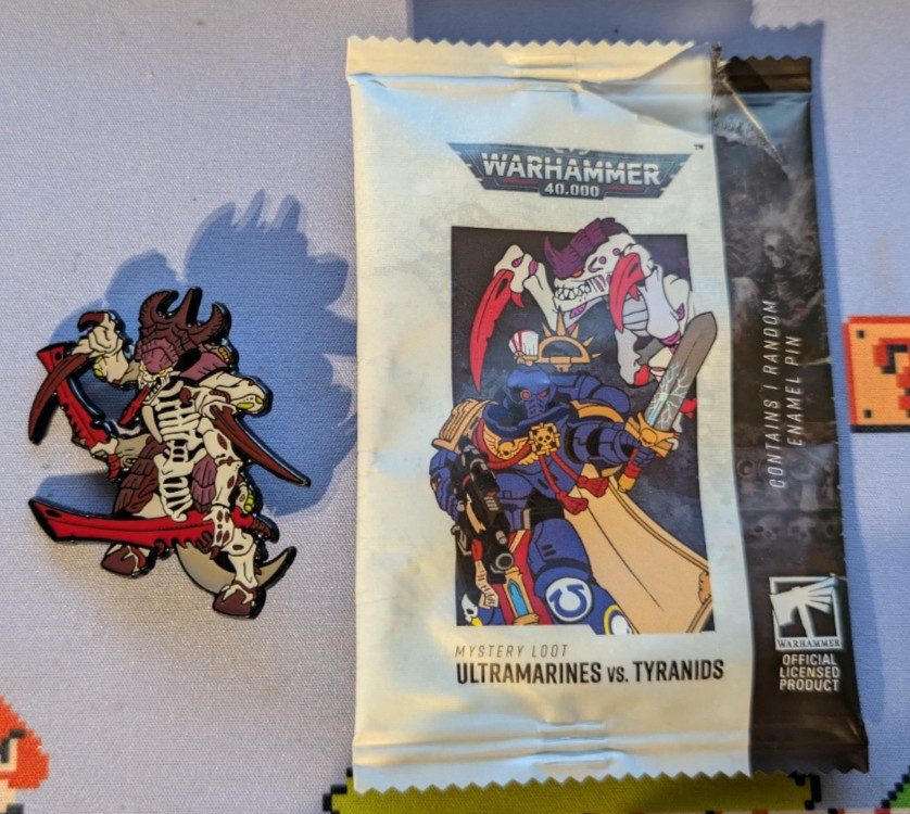 Mystery Loot Ultramarines vs Tyranids Pin Tyranid Warrior Warhammer 40k UMvT-27