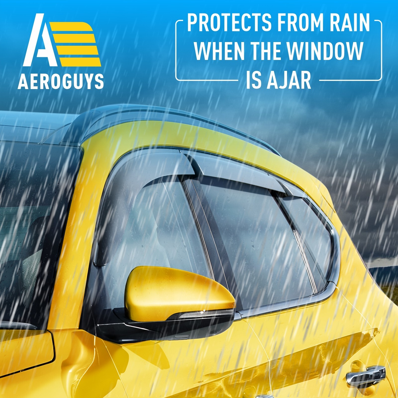 Rain Guards Vent Visors Shade for 2016-2020 Hyundai Tucson