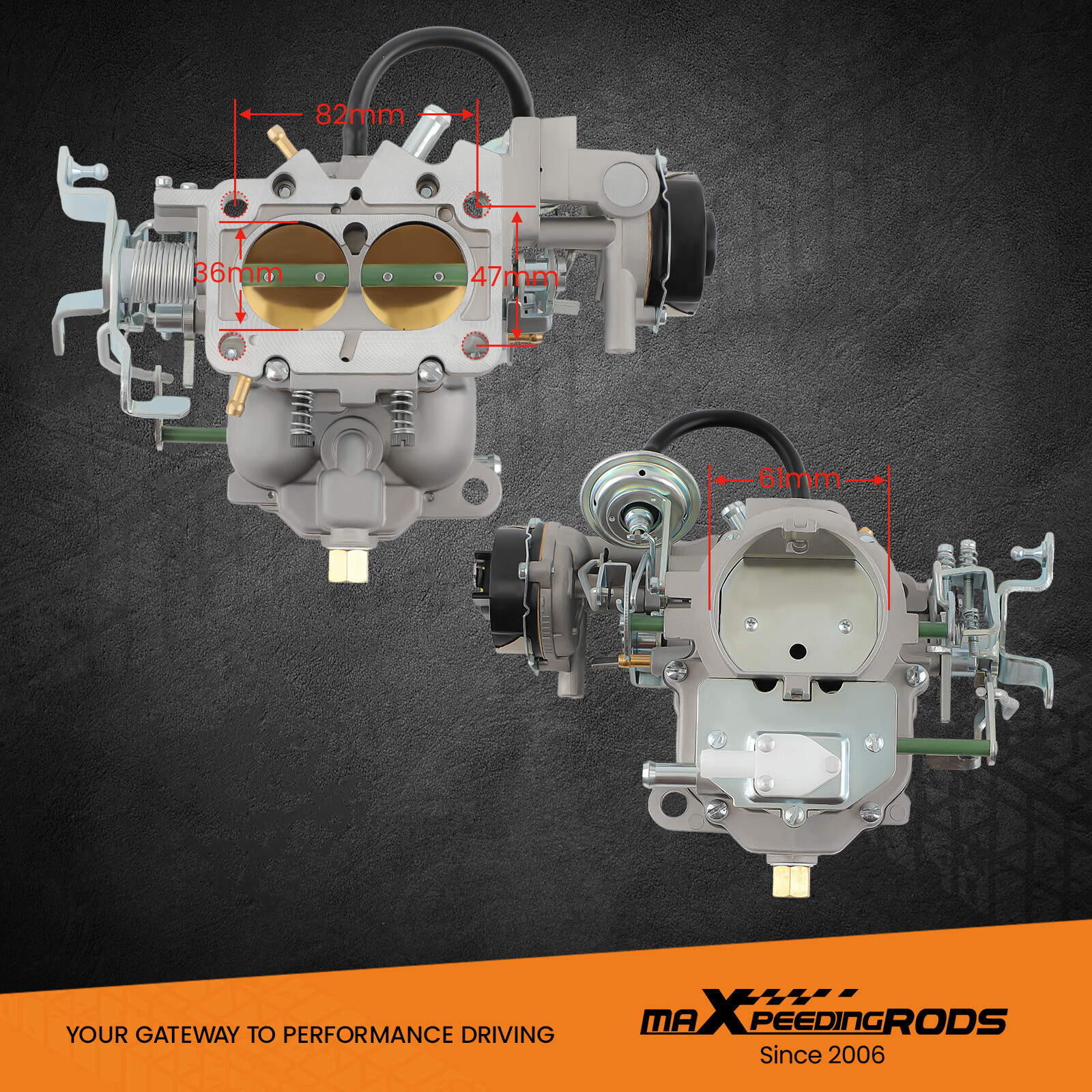 2 Barrel Carburetor For Jeep Wrangler Cj5 Cj7 Cherokee BBD 6 CYL 4.2 L 258 CU