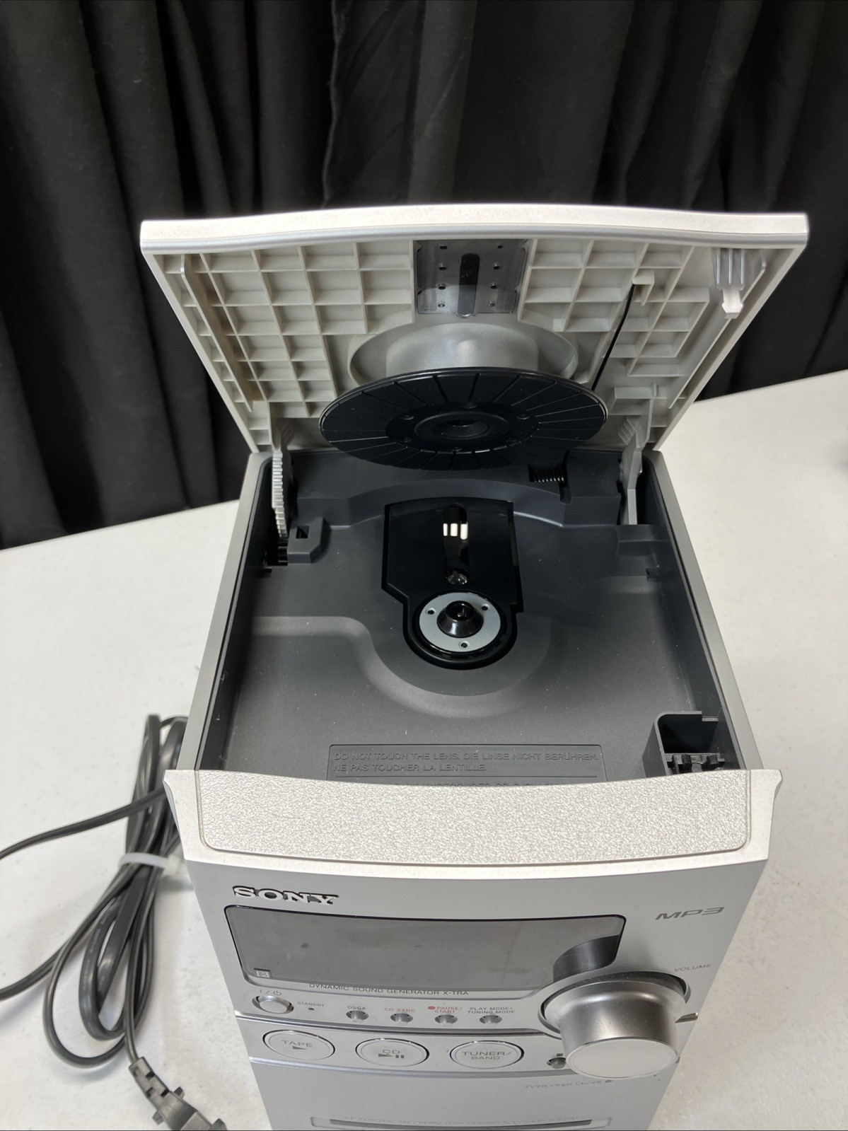 Sony HCD-NEZ3 Micro Hifi CD Tape Tested No Remote/No Speakers