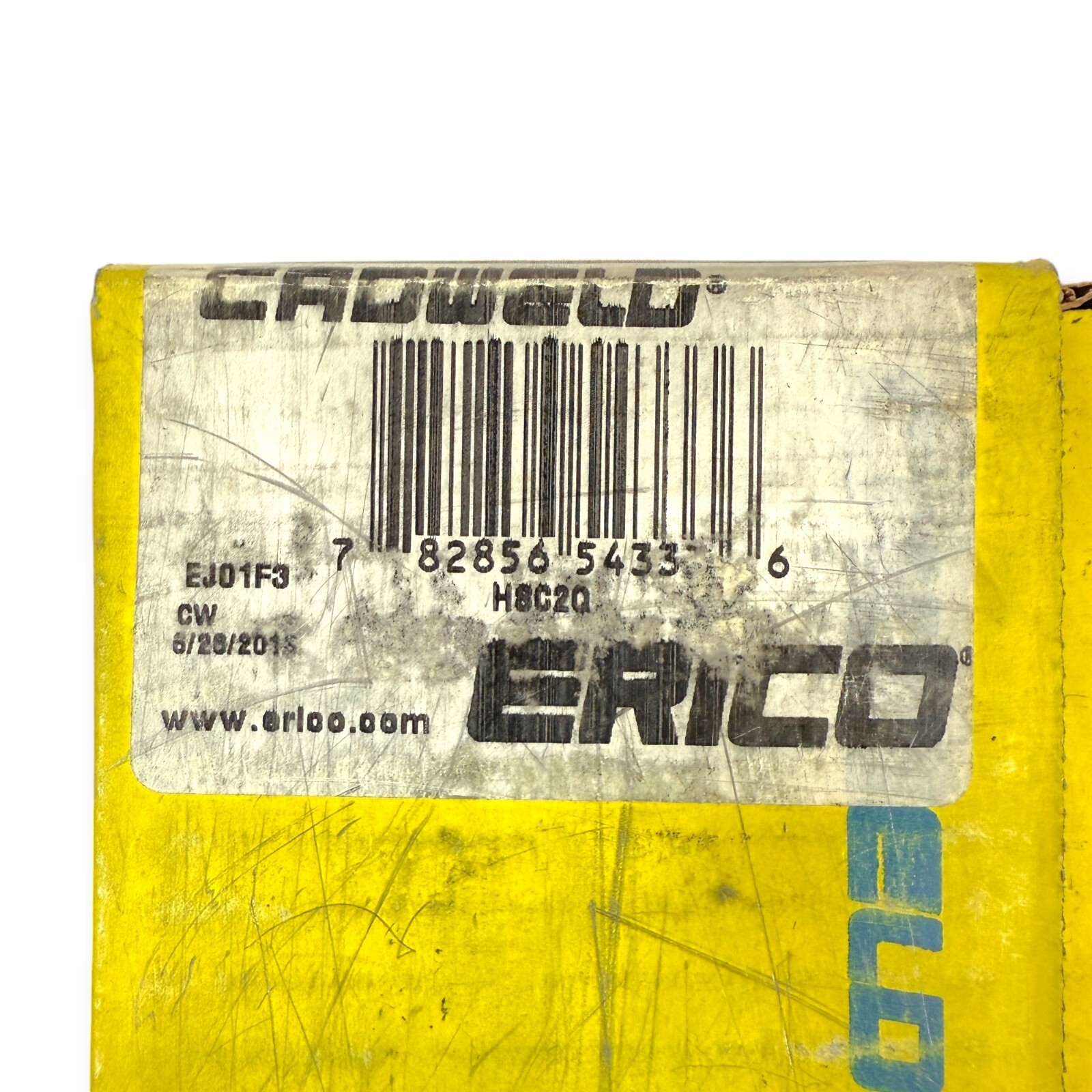 Erico Cadweld HSC2Q Graphite Mold 4/0 Concentric to Steel Pipe Flat Surface 115