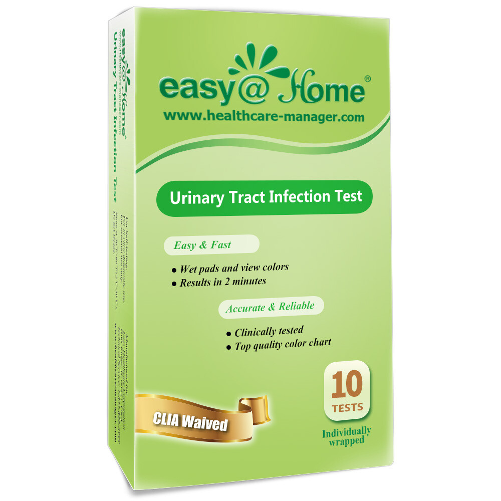 Easy@Home Urinary Tract Infection Tests (UTI test strips),10 individual pack
