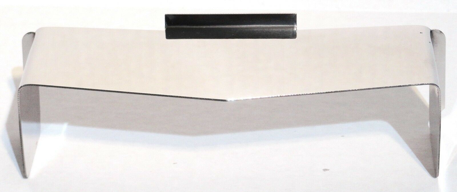 Dual 4” X 6” Rectangular Headlight Visor Pointed Stainless Steel GG#92490 Each