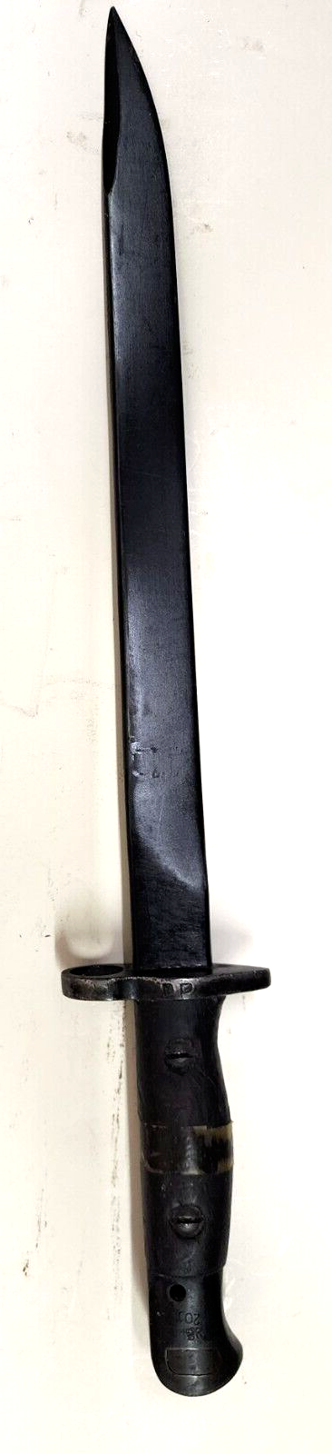 Vintage Original ENFIELD SMLE MKIII SWORD 12" Blade BAYONET with Scabbard