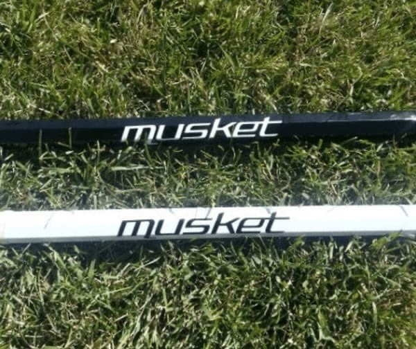 Musket Composite Carbon Fiber Lacrosse Shaft Attack/Mid. 6.3oz Shaft Only. White