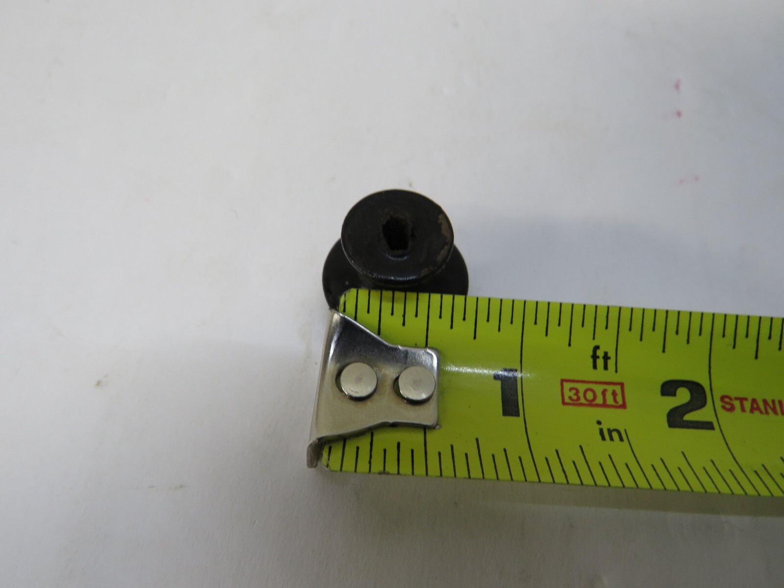 Lot of 10 NOS 1800's Antique small wooden Black Round Drawer Handles knobs pulls