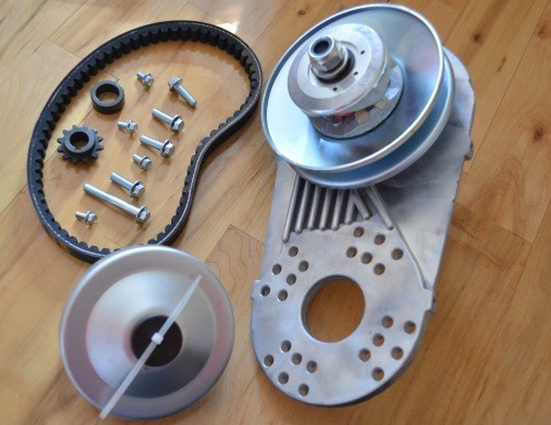 3/4" Go Kart Torque Converter #40/41 Mini Baja Heat Warrior MB200 + BONUS BELT