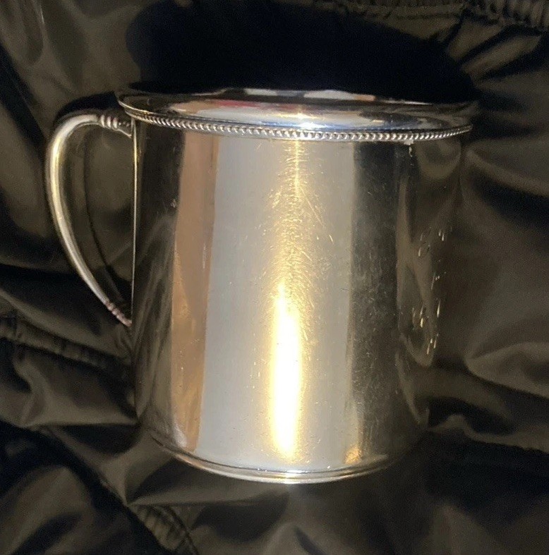Antique Silver Cup Bigelow & Kennerd & Co. Engraved “EGT from RHD. 1913. “