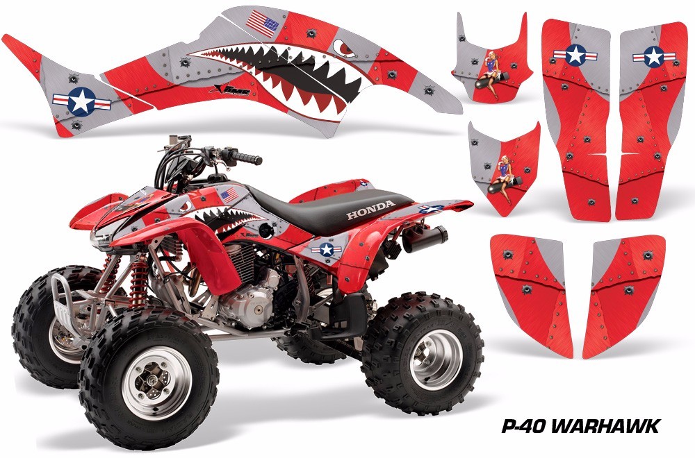 ATV Graphics Kit Decal Quad Sticker For Honda TRX400EX 1999-2007 WARHAWK R
