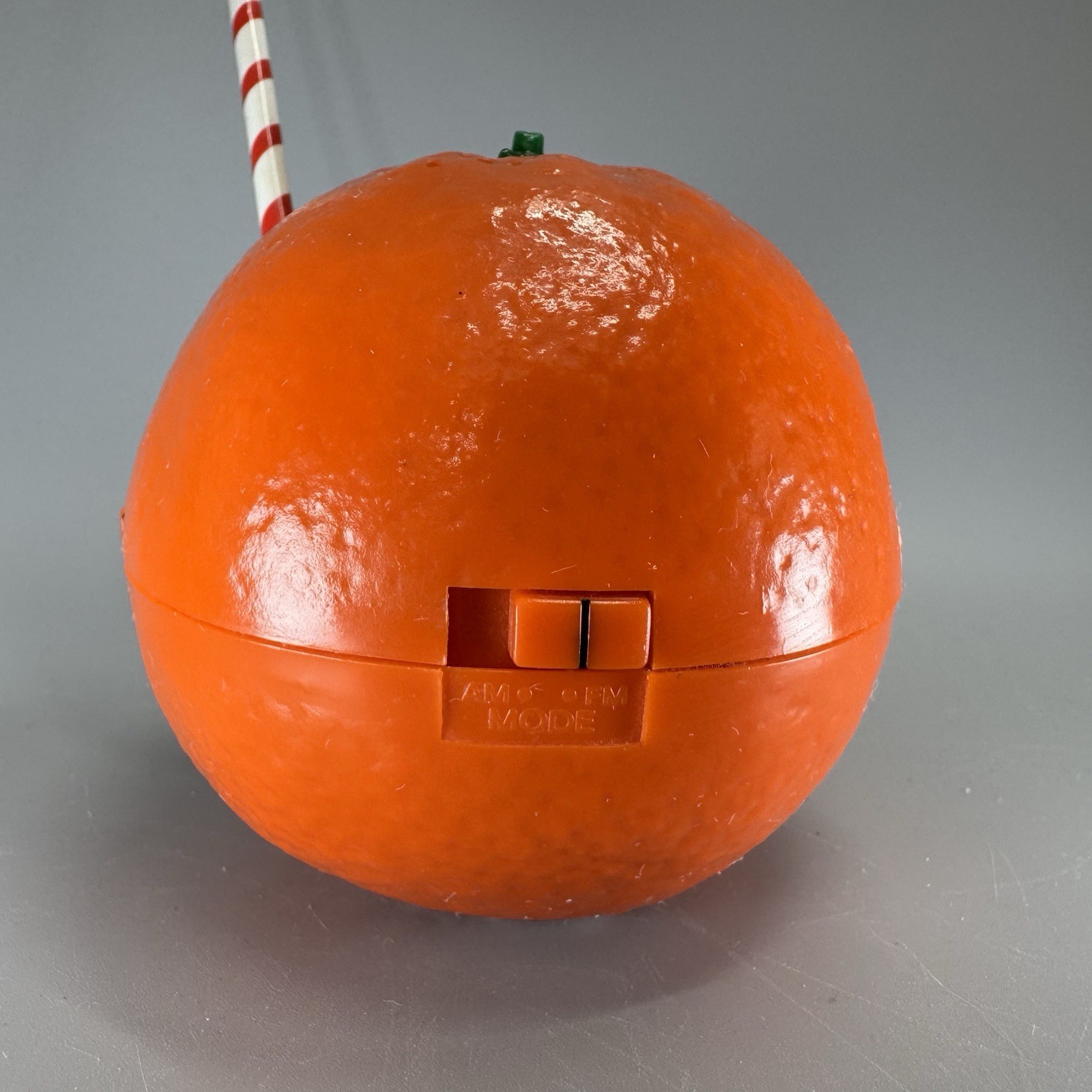 Vtg Tropicana Pure Premium Orange Radio AM/FM Straw Antenna 1980s 1990s NICE!