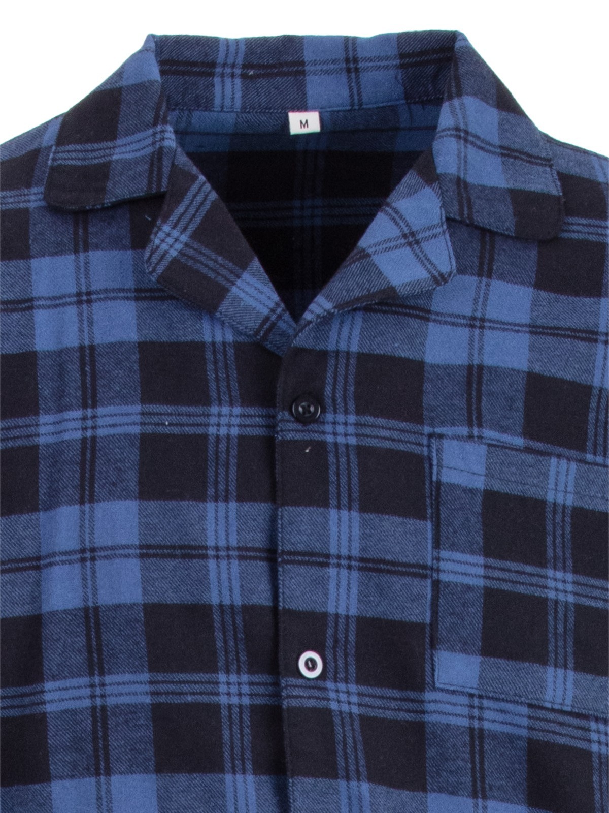 Henry Terre Mens Pyjamas Kent Check Pattern Long Sleeve Sleepwear Cotton