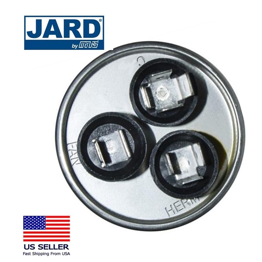 45 + 5 x 440/370 VAC Round Dual Run Capacitor by JARD # 12788