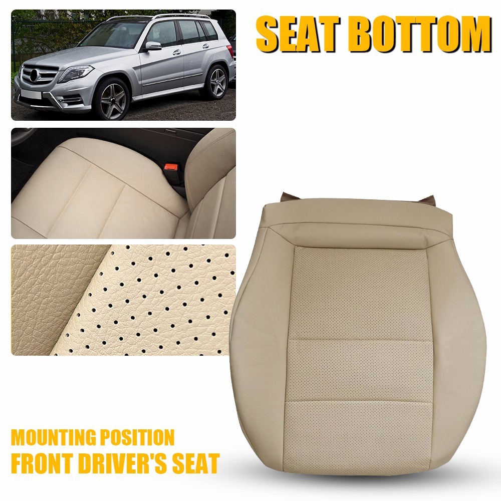 Fits 2008-15 Mercedes Benz GLK250 GLK350 Driver Bottom Leather Seat Cover Tan EK