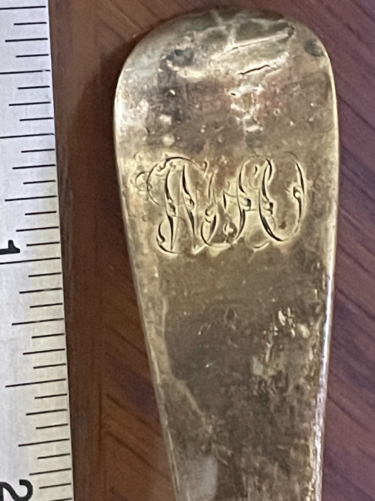 George Wintle English Georgian Sterling Silver Large Stuffing Spoon 1795 104 g