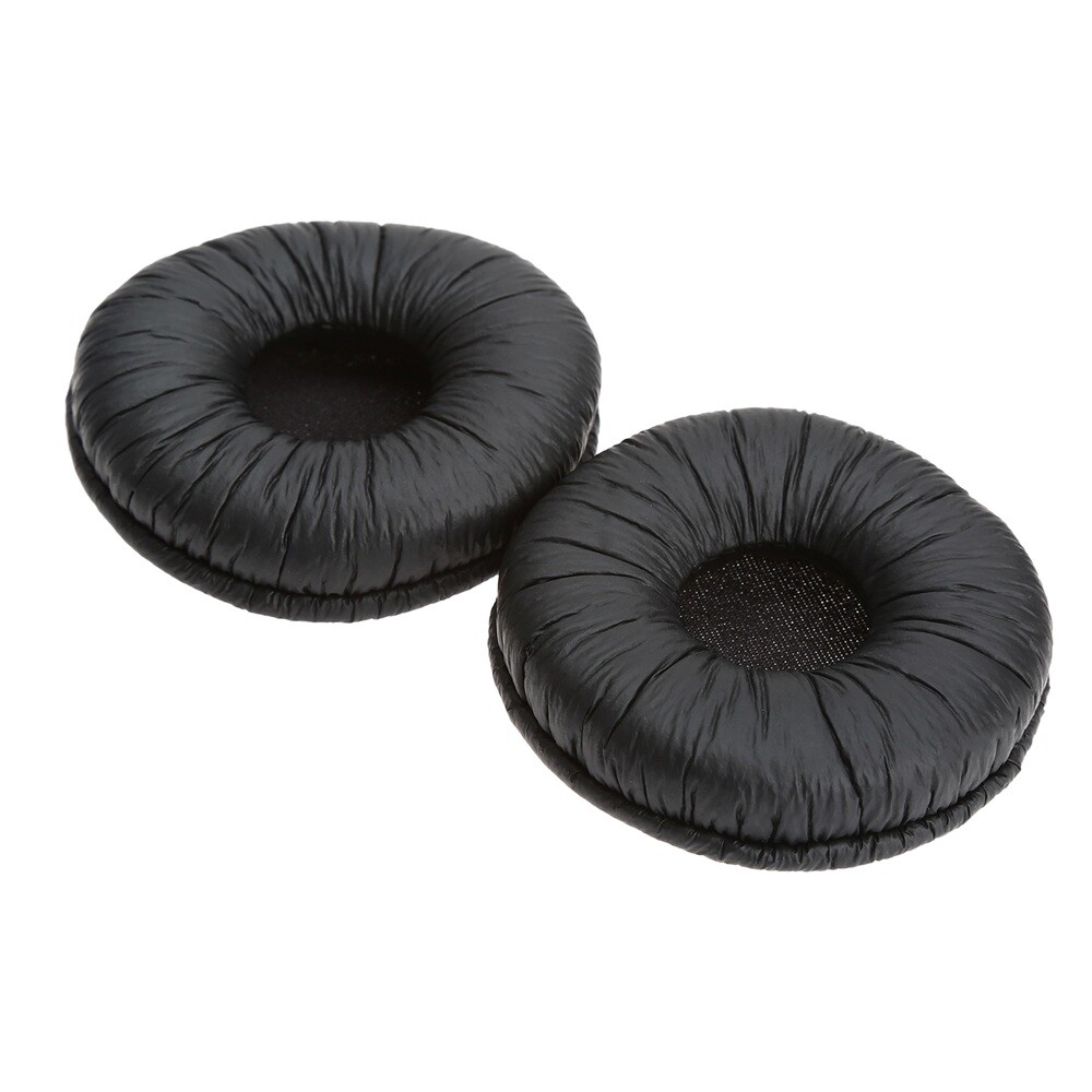 2Pc Black Replacement Earpad Ear Cushion Pads For Sony MDR-V150 V250 V300 ZX100