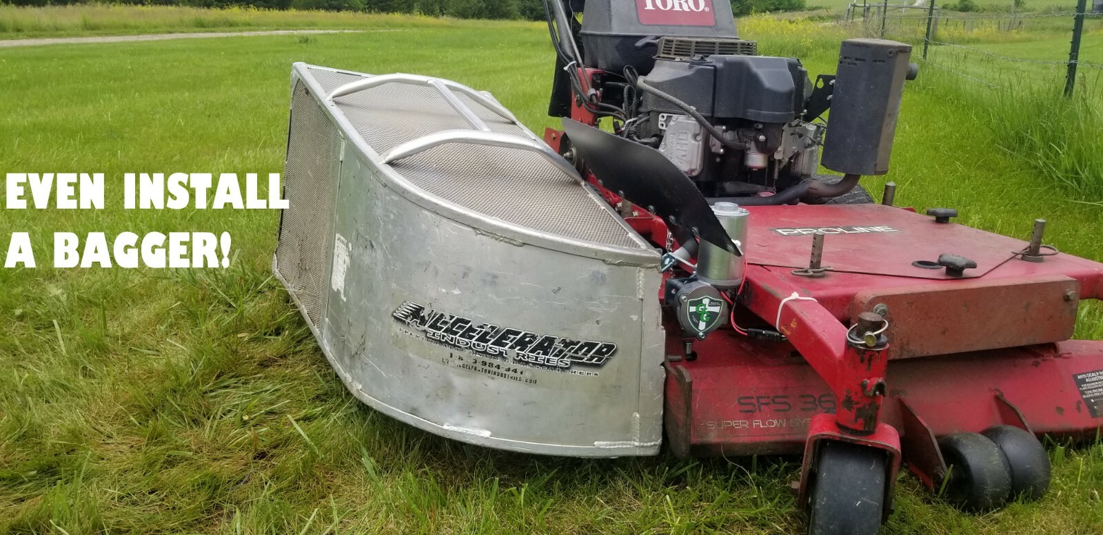 The Green Guard 'SLIM [HD]' - Motorized Chute Blocker with Aluminum Guard