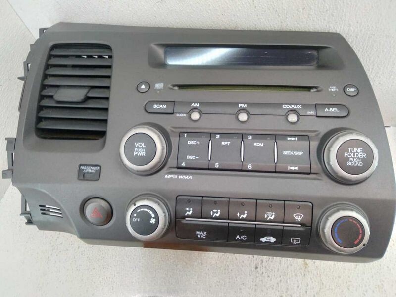 2006-2011 Honda Civic AM FM CD MP3 Radio Receiver Assembly OEM