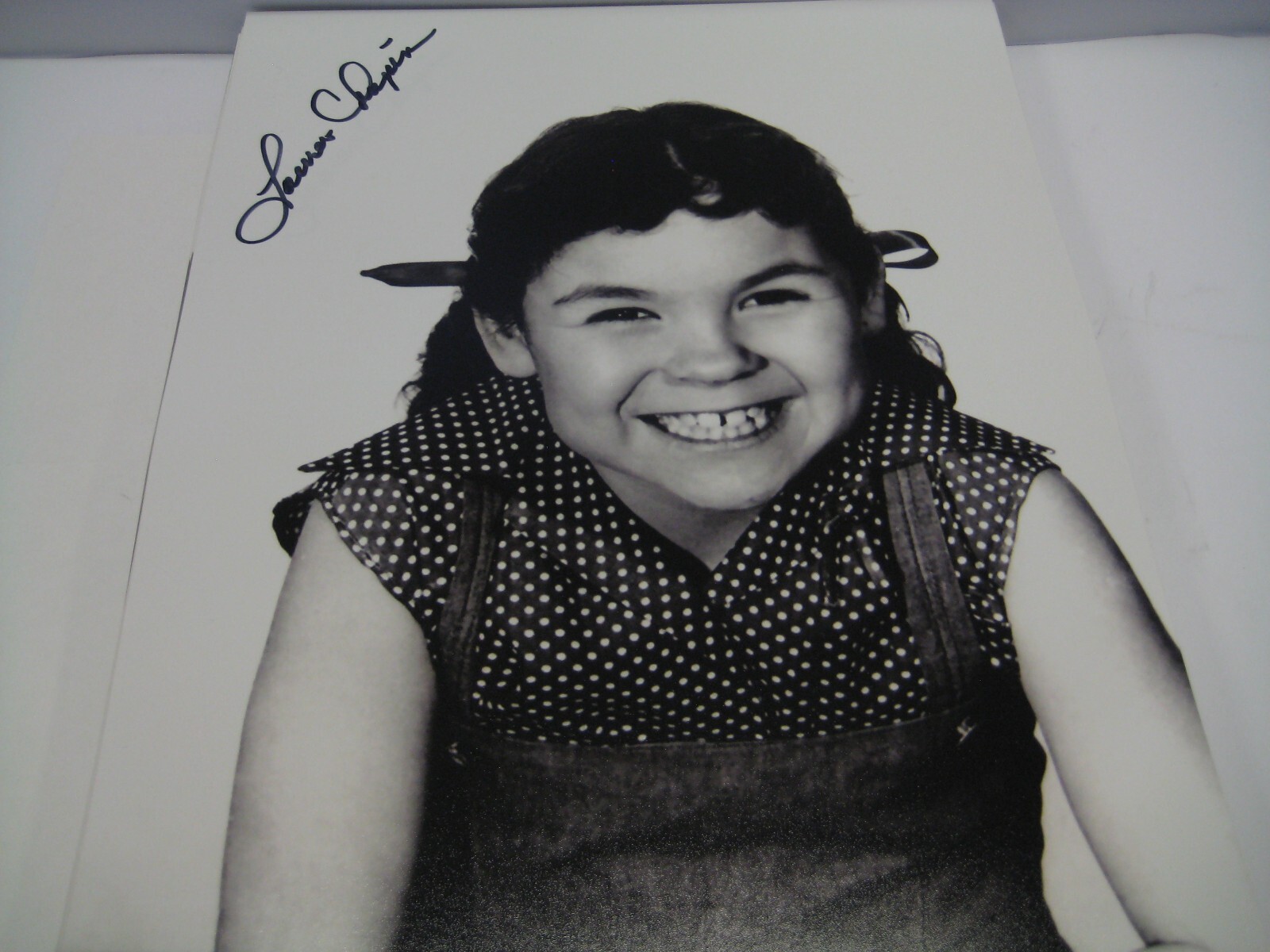 LAUREN CHAPIN KITTEN "FATHER KNOWS BEST" RARE AUTO SIGNED 8X10 PHOTO COA FR SHIP