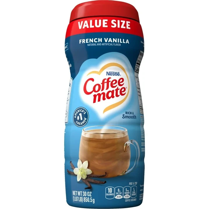 Nestle Coffee mate French Vanilla Powder Coffee Creamer, 30 oz.