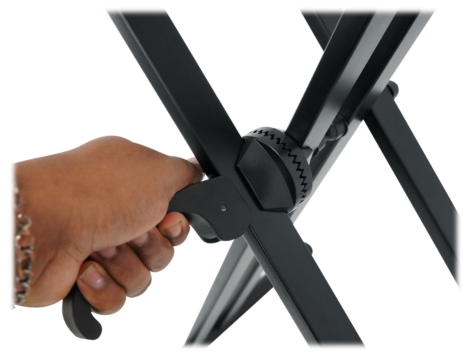 Rockville RKS42X X-Stand 2-Tier Keyboard Stand Fits Korg 2-Tierlogue 61