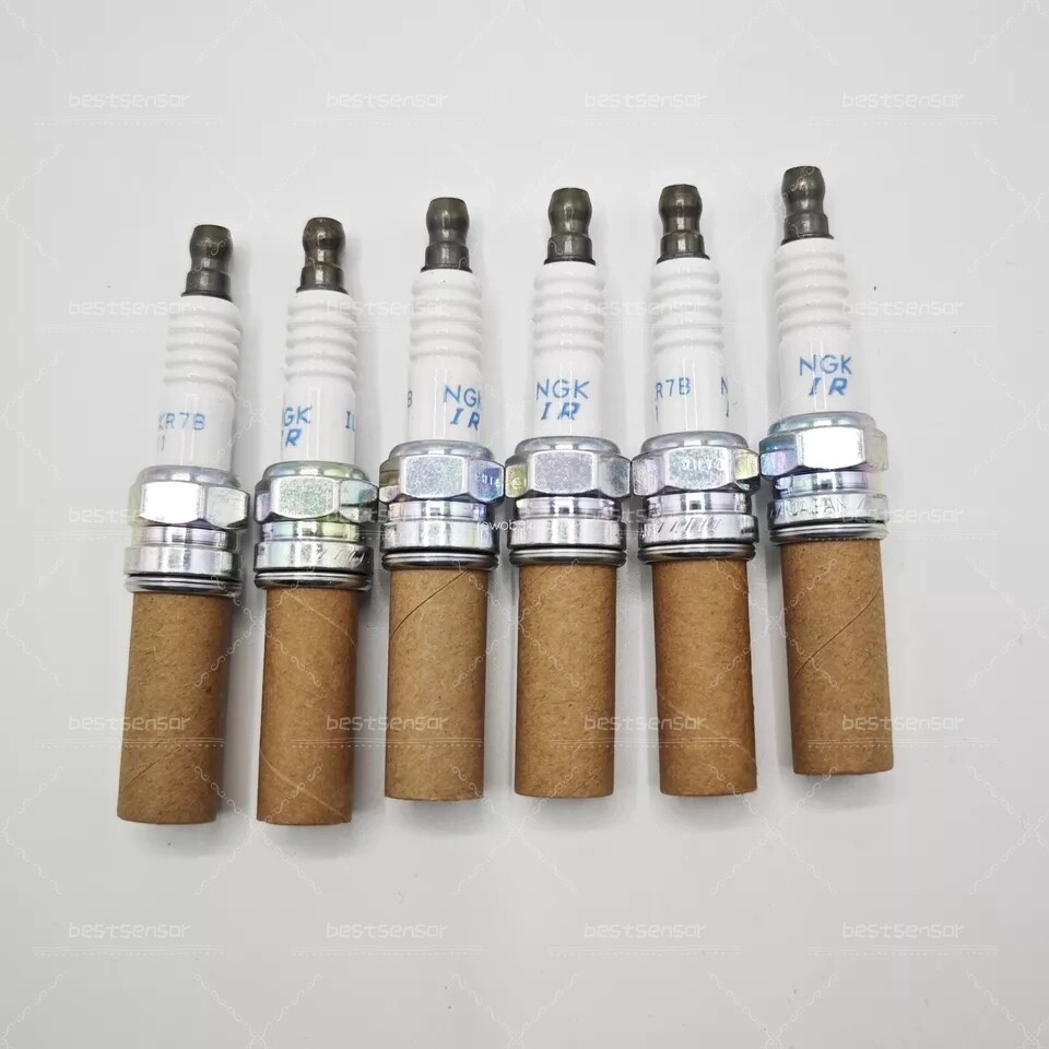 6PCS Genuine OEM NGK Iridium Spark Plugs For Honda 12290-R70-A01 ILZKR7B11