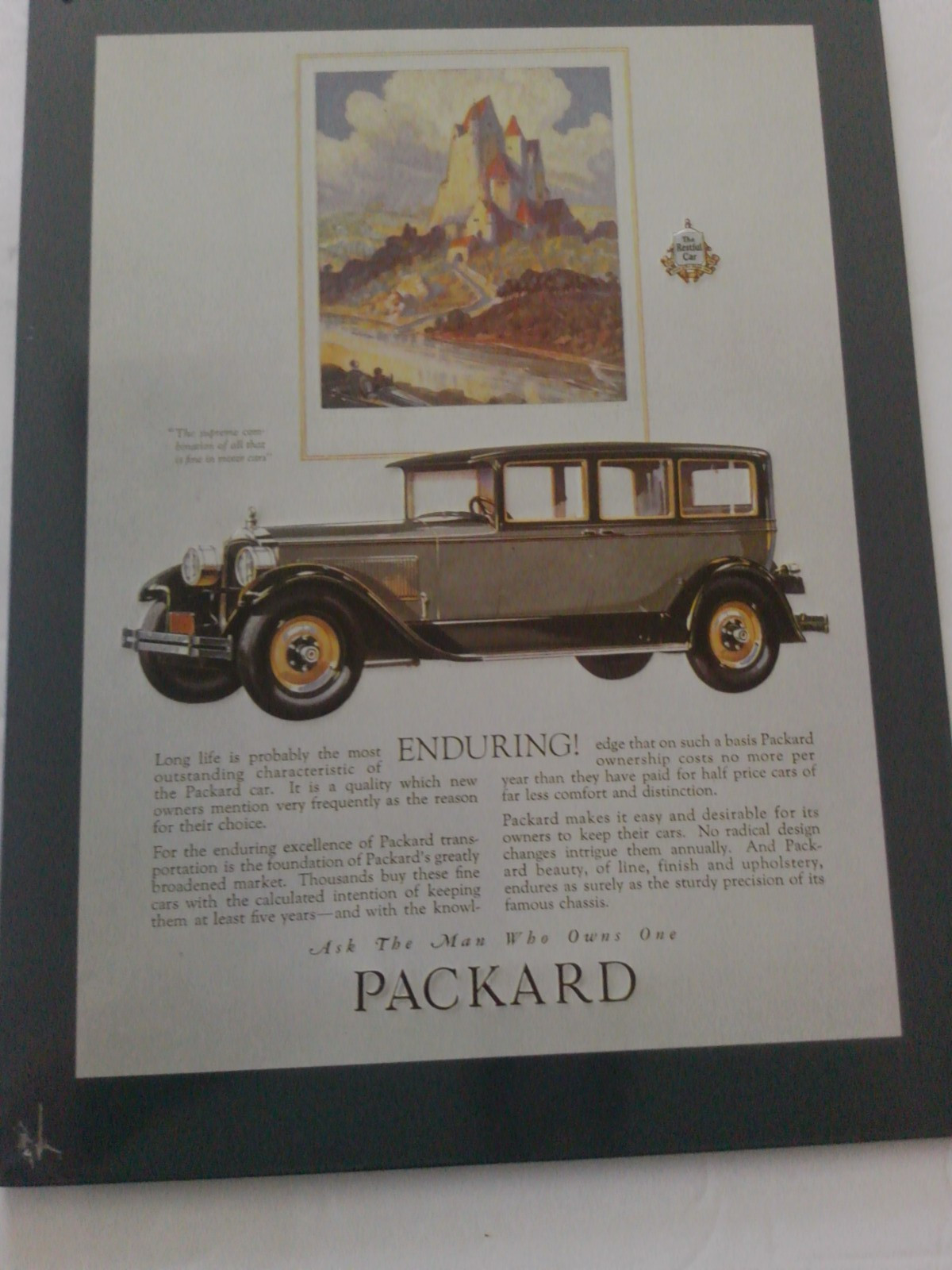 Vintage Automobile Advertising Metal Tin Signs 8 1/2" X 12" Lot 6 Asst. 1980's