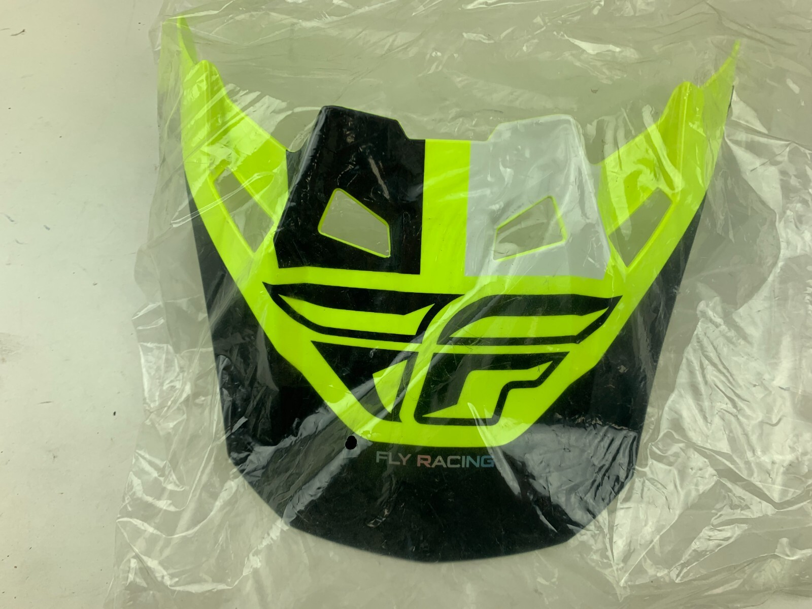 Fly Racing Formula Helmet Replacement Visor Black/Hi-Vis - Med-Large - 73-47204M