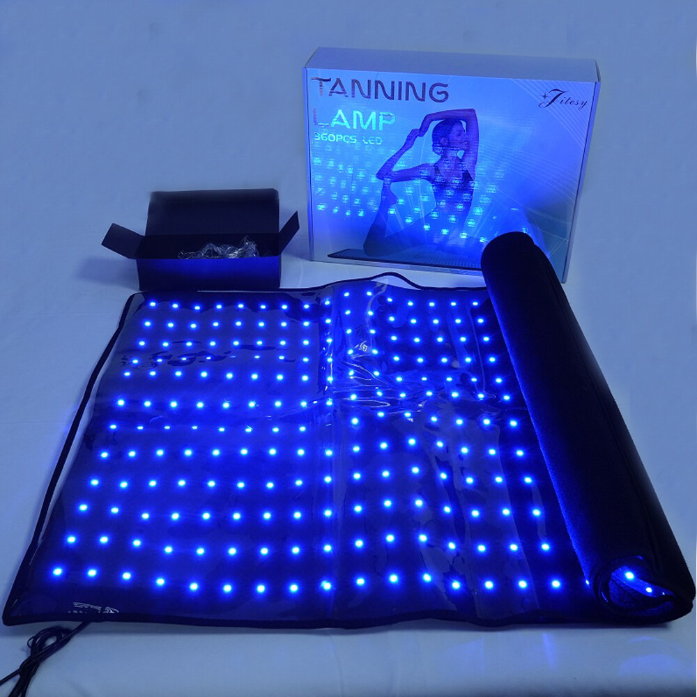 Solarium Tanning Mat Sunbed Self-Tanning Pad UV Free Body Sun-Kissed Glow Home