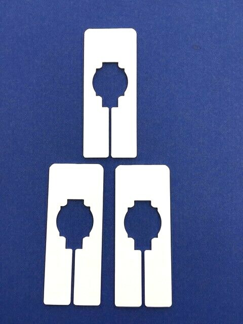 RECTANGLE CLOTHING SIZE DIVIDERS bag of 25 "BLANK"