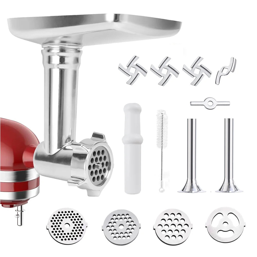 Kitchen Food Meat Grinder Sausage Stuffer Attachment For Kitchen-Aid Stand Mixer