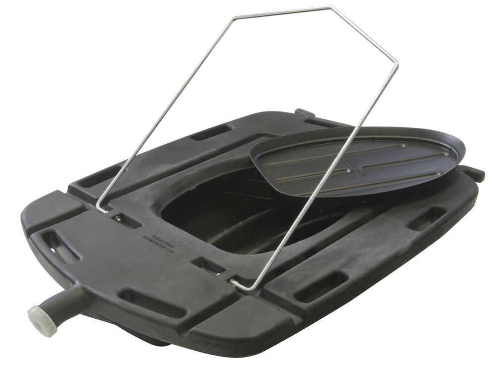 Lisle 19202 Low Profile Truck Oil Drain with Lid