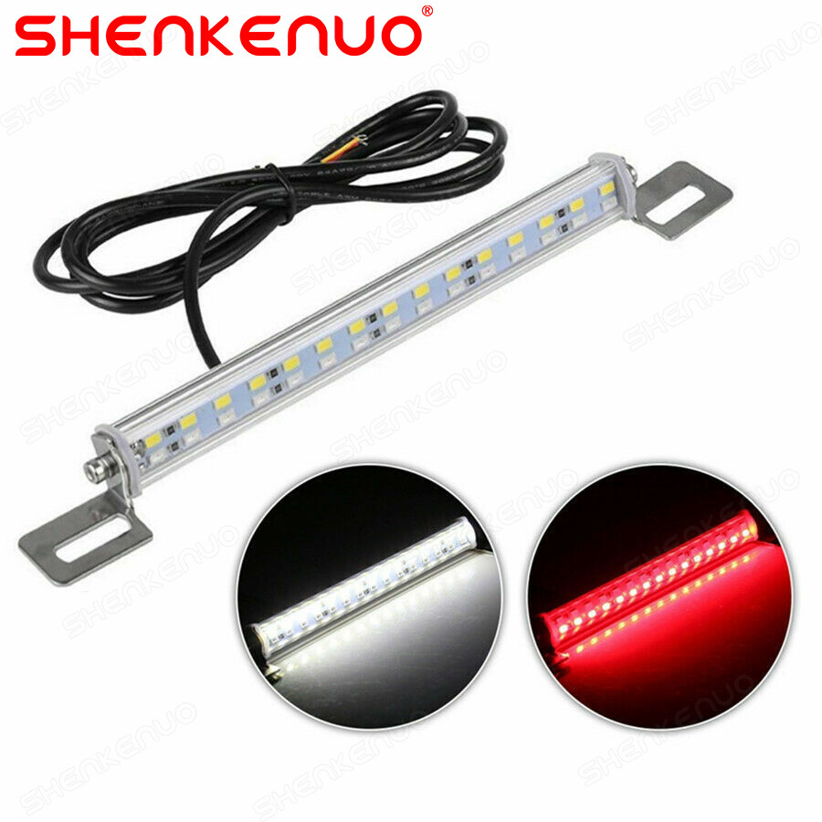 White Red 30 LED License Plate Tag Light Lamp for Truck SUV Trailer Universal