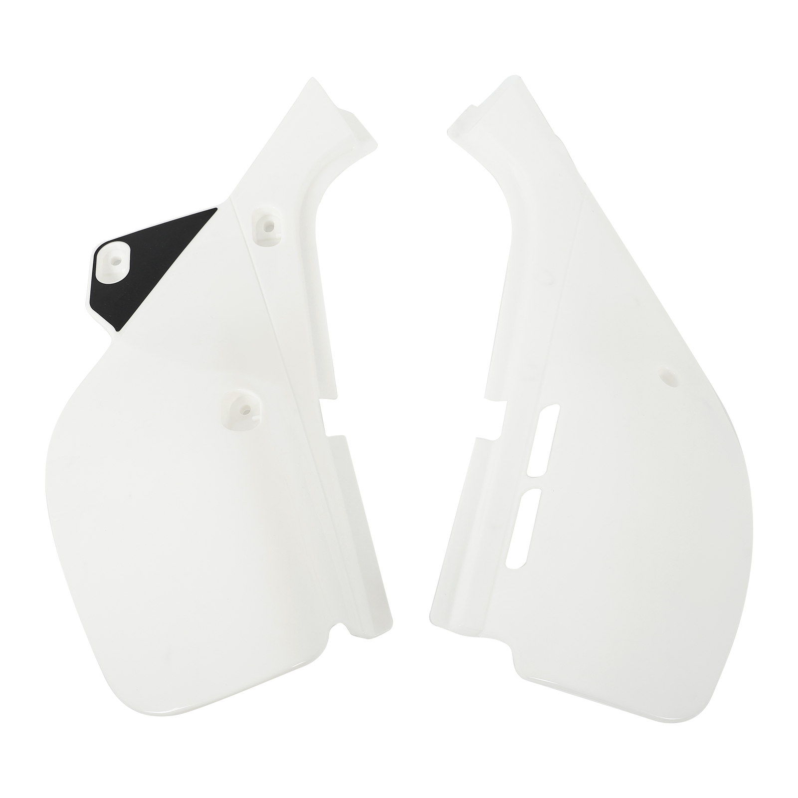 White Side Cover Panel Side Fairing Left+Right Fit For 93-21 Honda XR650L