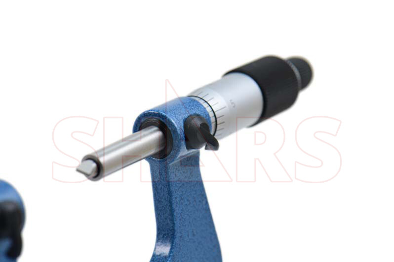 SHARS 1-2" Screw Thread Micrometer .0001" Graduation Anvil NEW P}