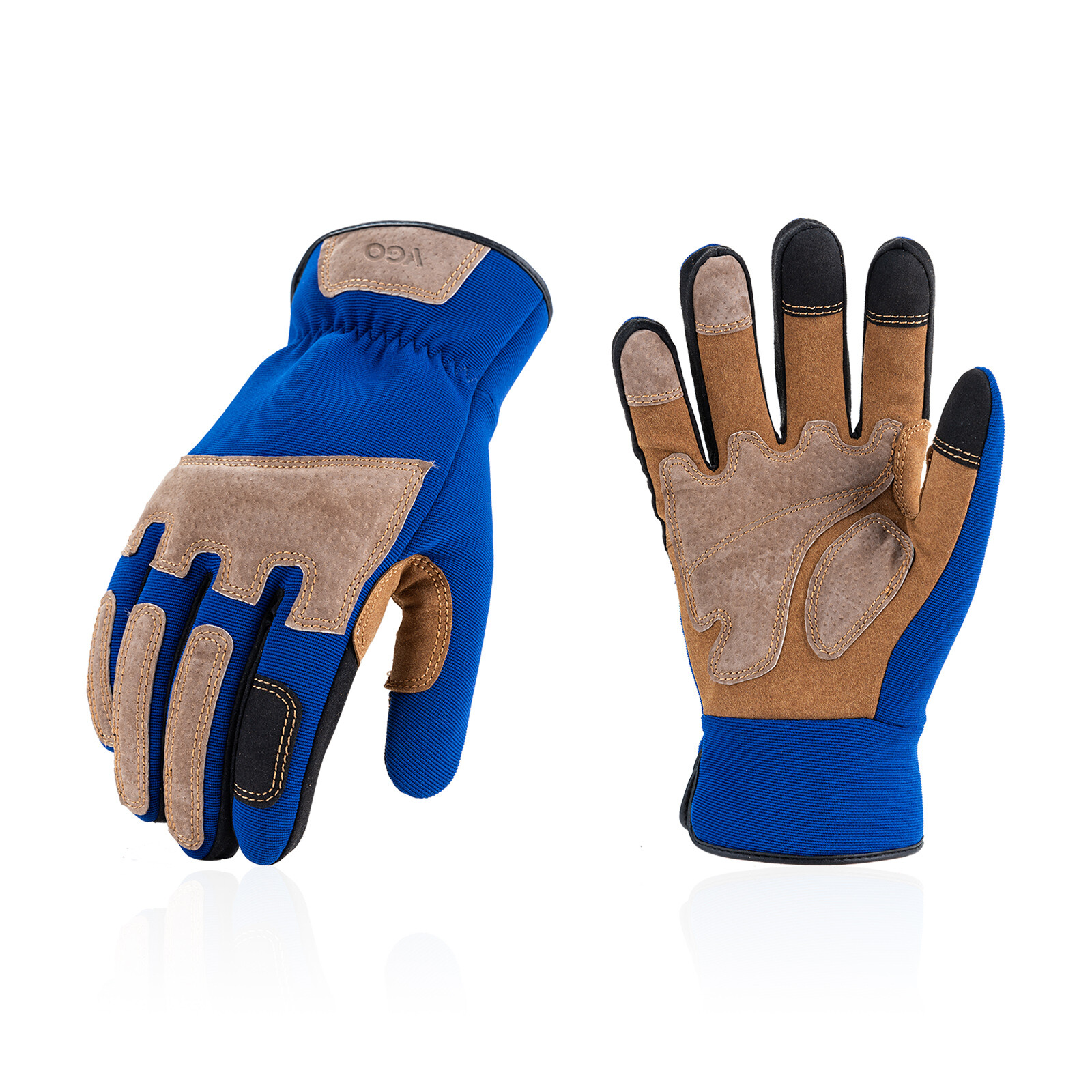 Vgo 1Pair Garden Gloves Men,Safety Work Gloves,Puncture-proof,Thornproof(SL7475)