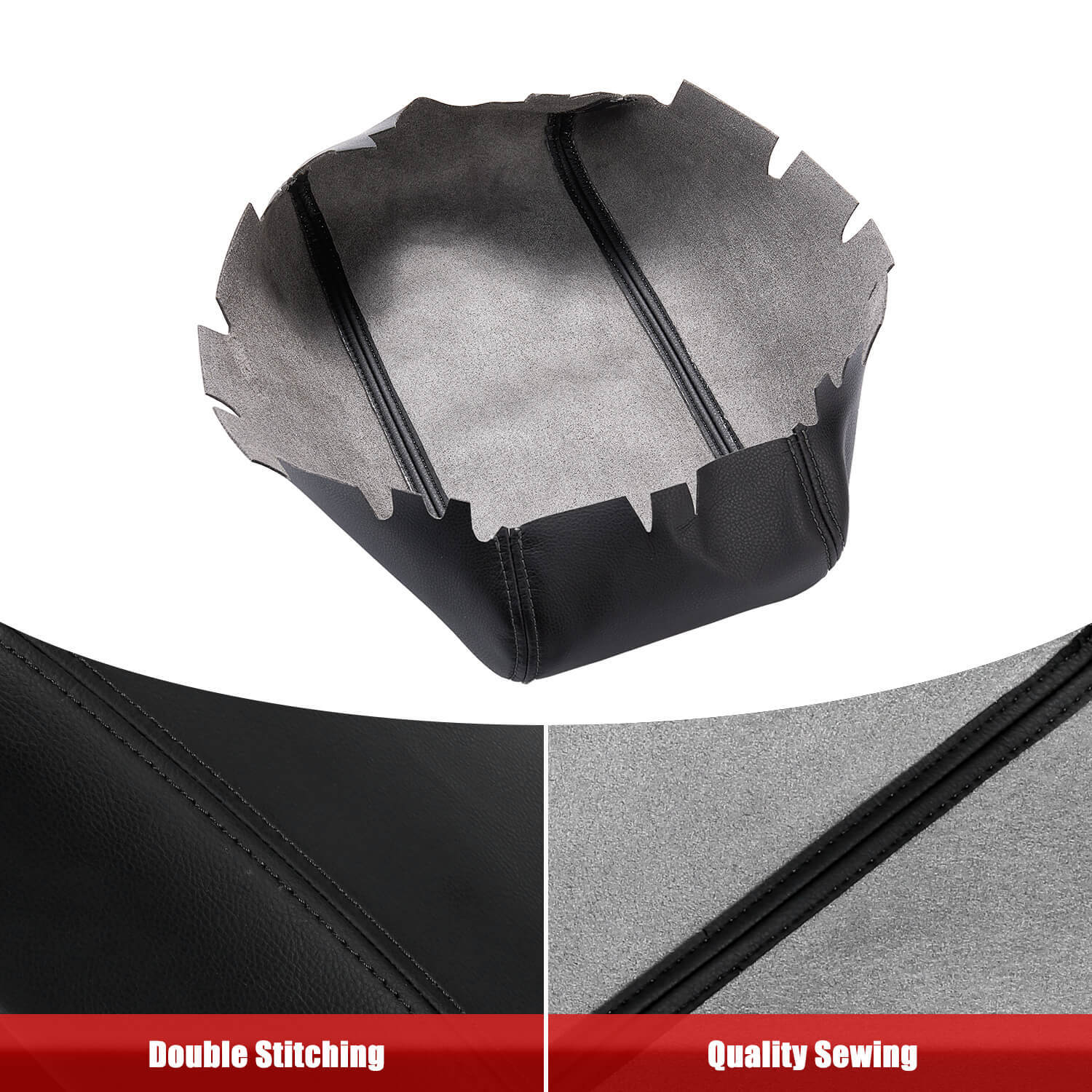 Fit 2011-2020 Jeep Grand Cherokee Leather Center Console Lid Armrest Cover Black