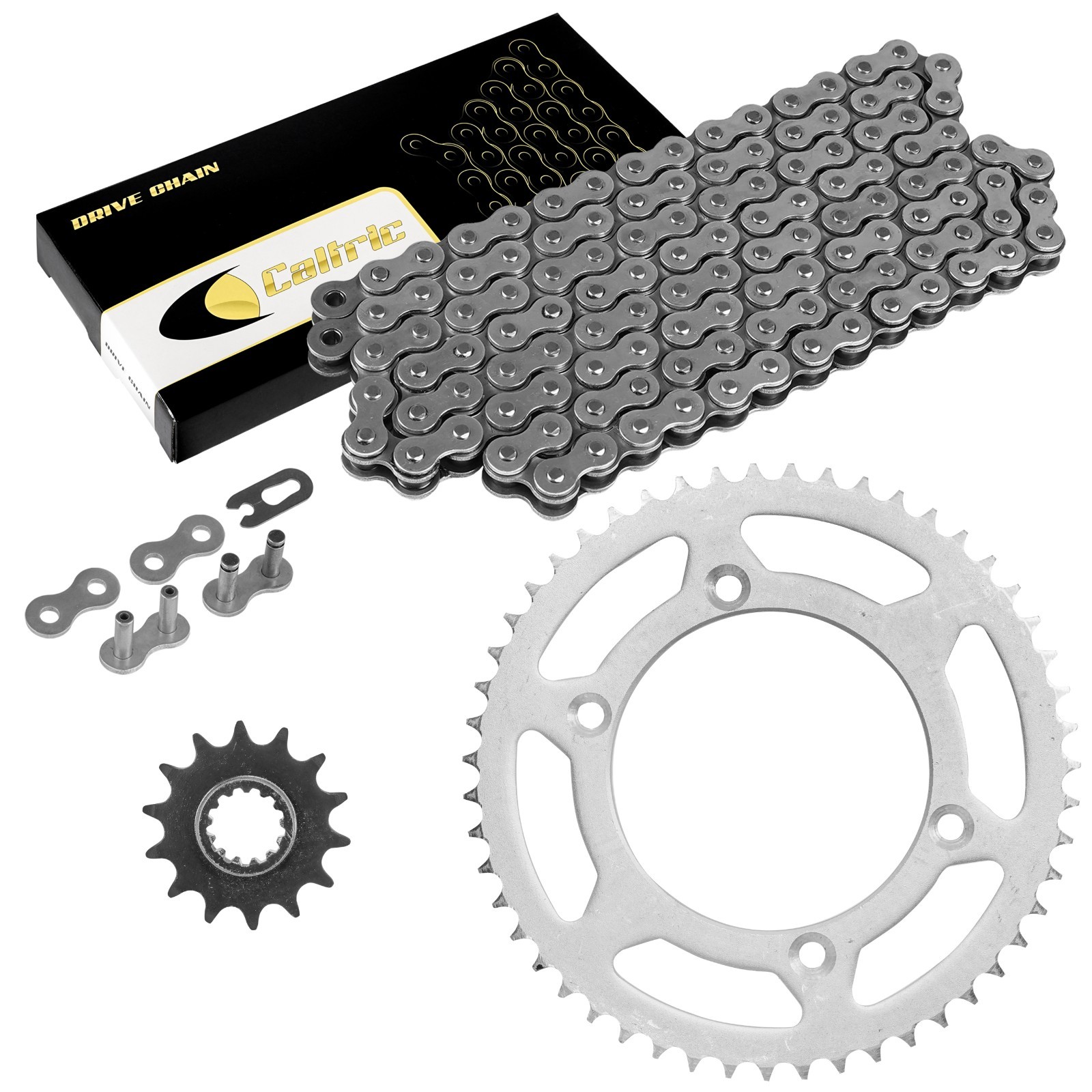 Drive Chain & Sprockets Kit for Suzuki DR-Z125 DRZ125 2003-2016