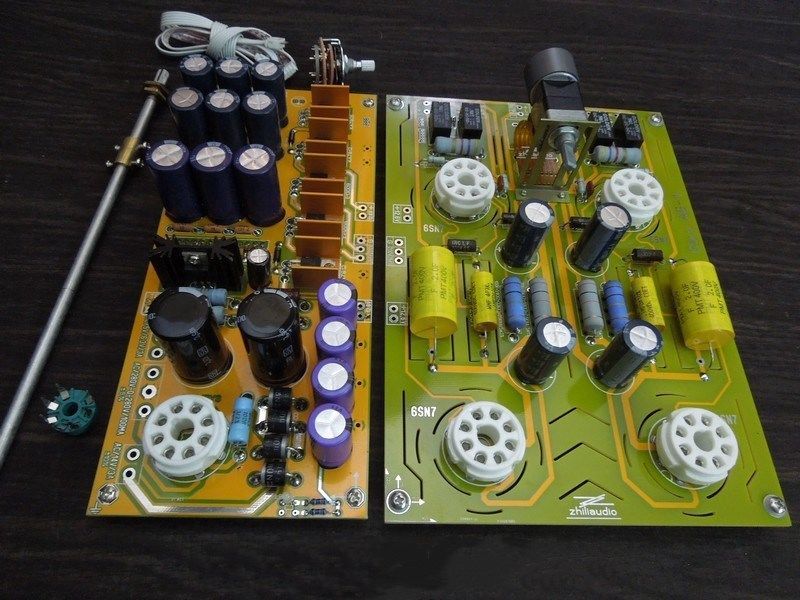 Full Assembled 6SN7 Tube Preamplifier Board Refer Cary AE-1 Preamp Without Tubes