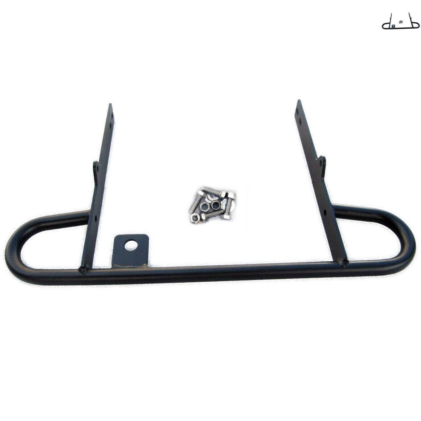 Rear Wide Grab Bar Bracket Bumper For 2006-2019 Honda TRX250EX TRX250X ATV Black