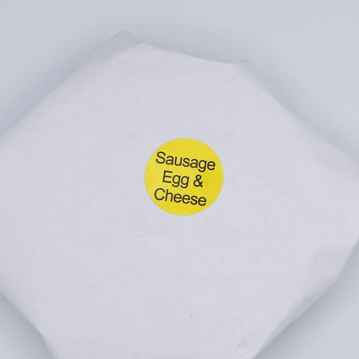 Sausage, Egg & Cheese Deli Labels 1 Inch Round 1 inch, &