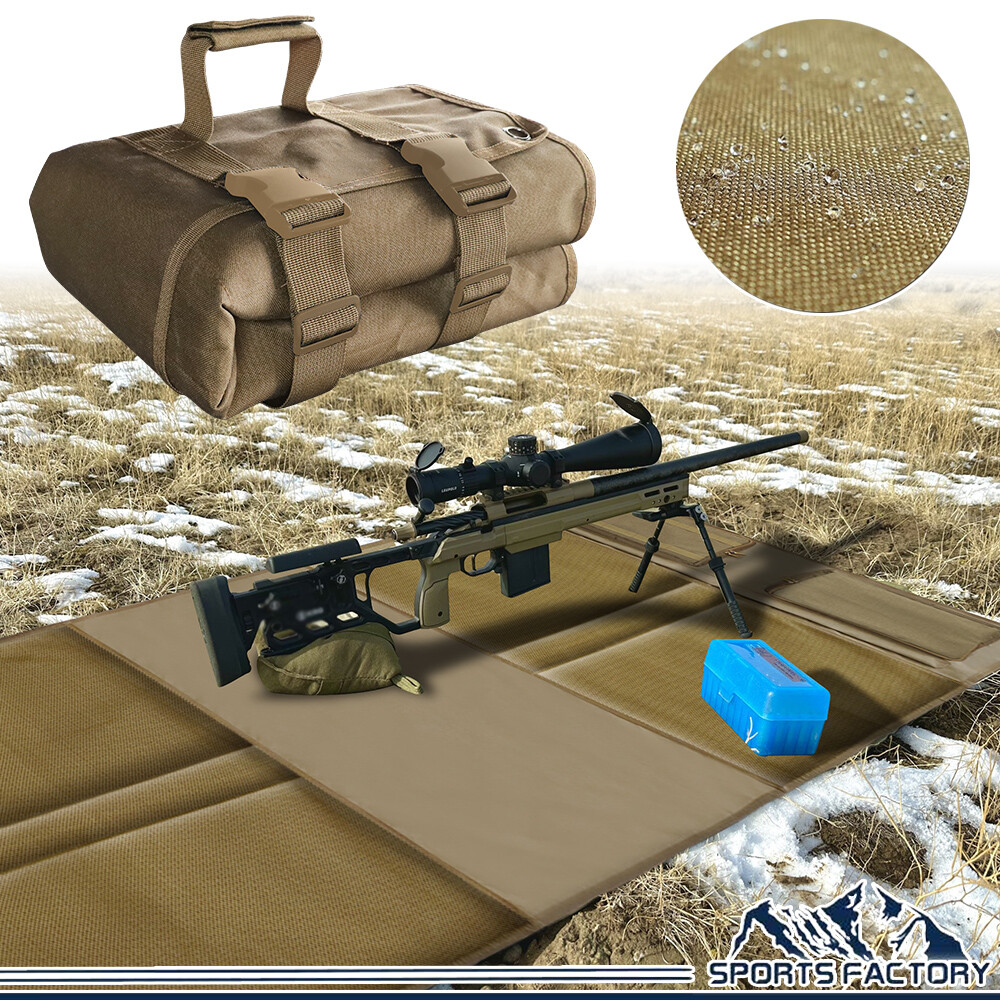 X-Large Shooting Mat Tactical Prone Padded Non-slip Pad Blanket Hunting Range