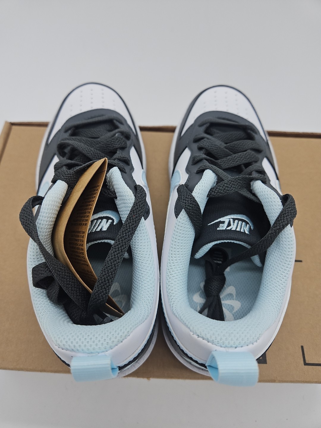 Nike Kids Court Borough Low Black Glacier Blue