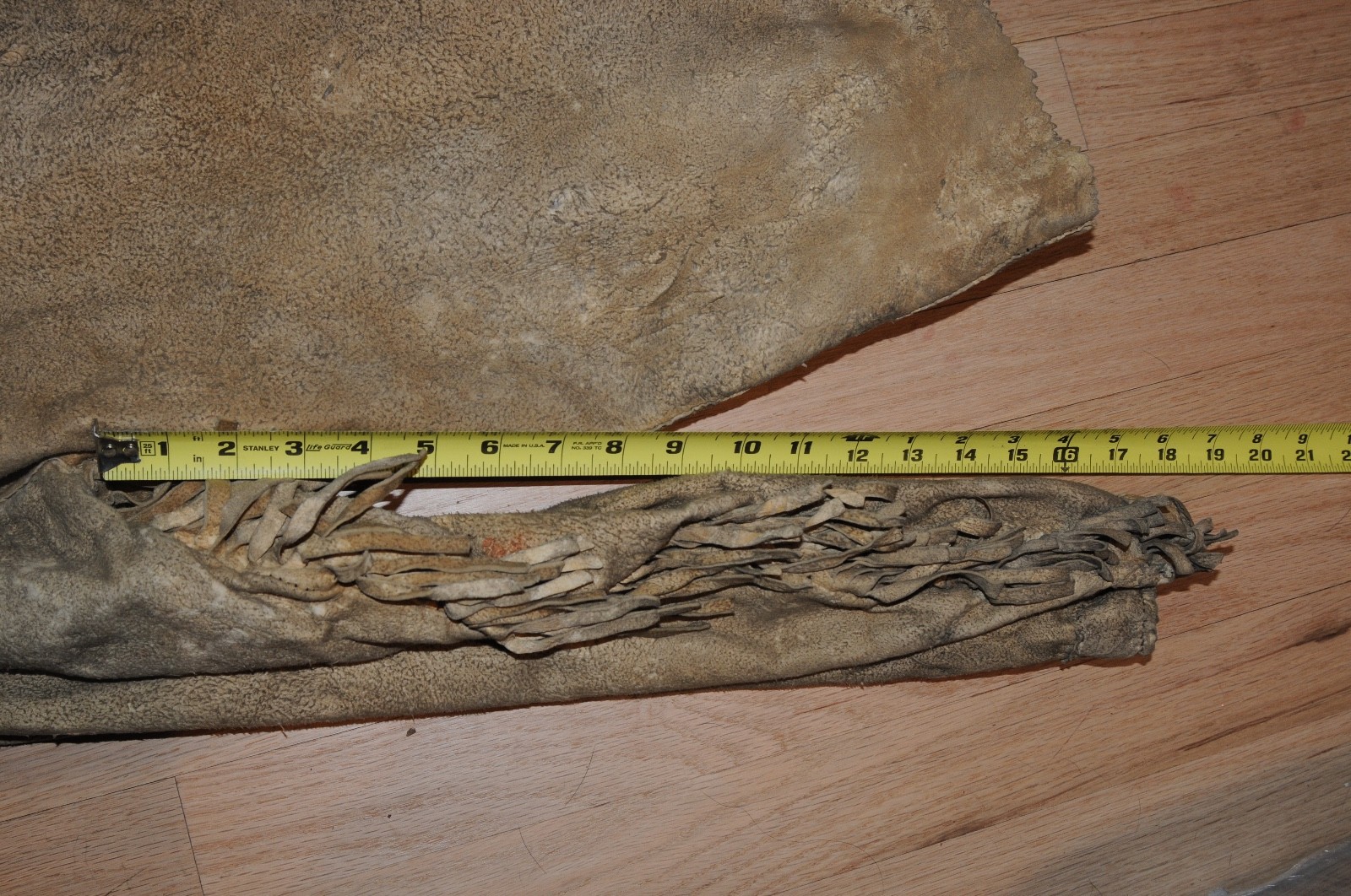 Early Vintage Native American Deer Skin Buck Skin Beaded Shirt and Pants Old****