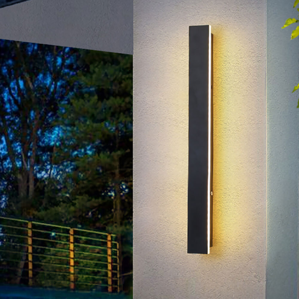 LED Wall Light Sconce Waterproof Outdoor Modern Lamp Exterior Lights Long Strip
