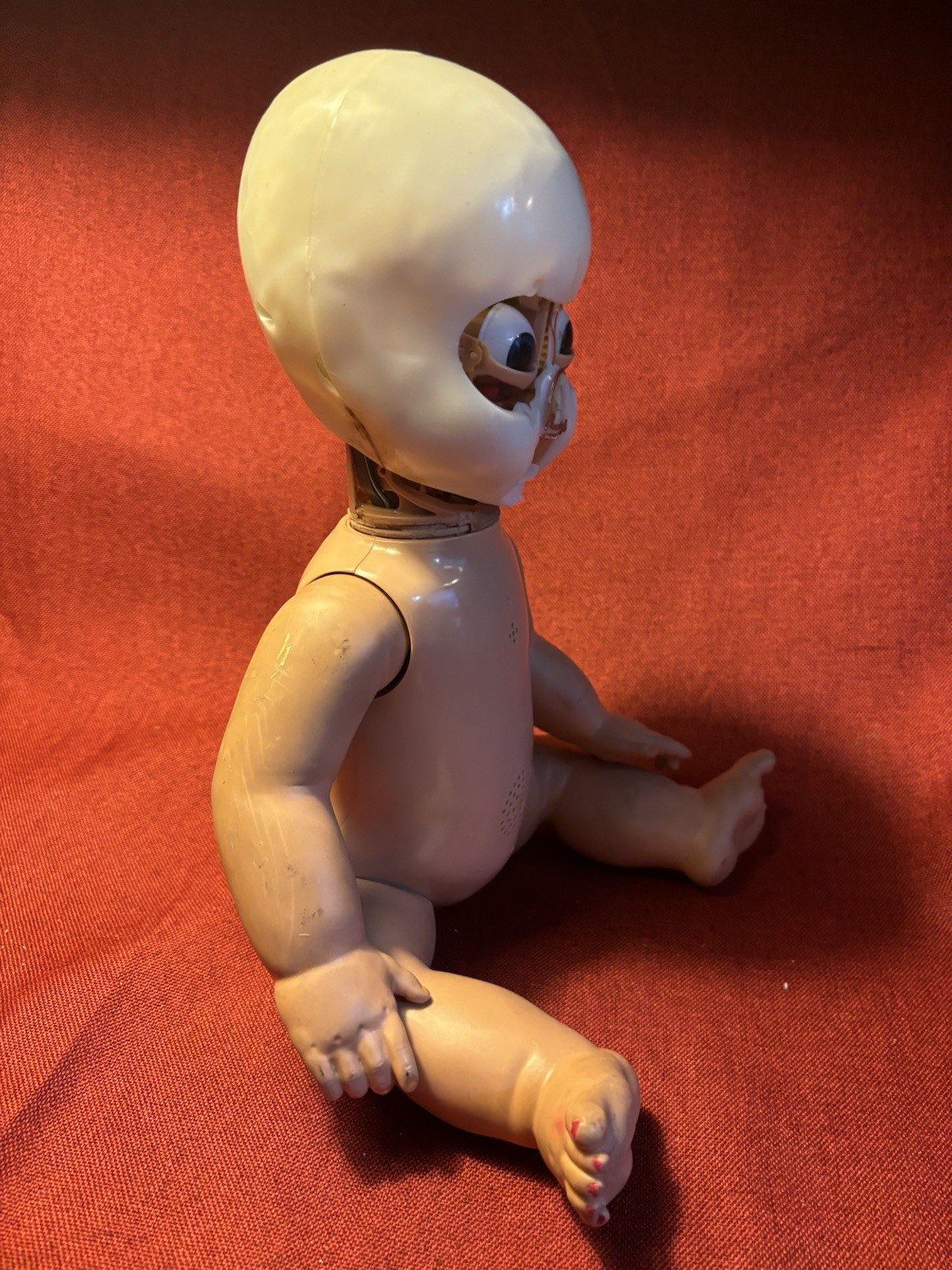 Vintage Doll Baby Oddities Creepy Weird Working Moving Talking Robot