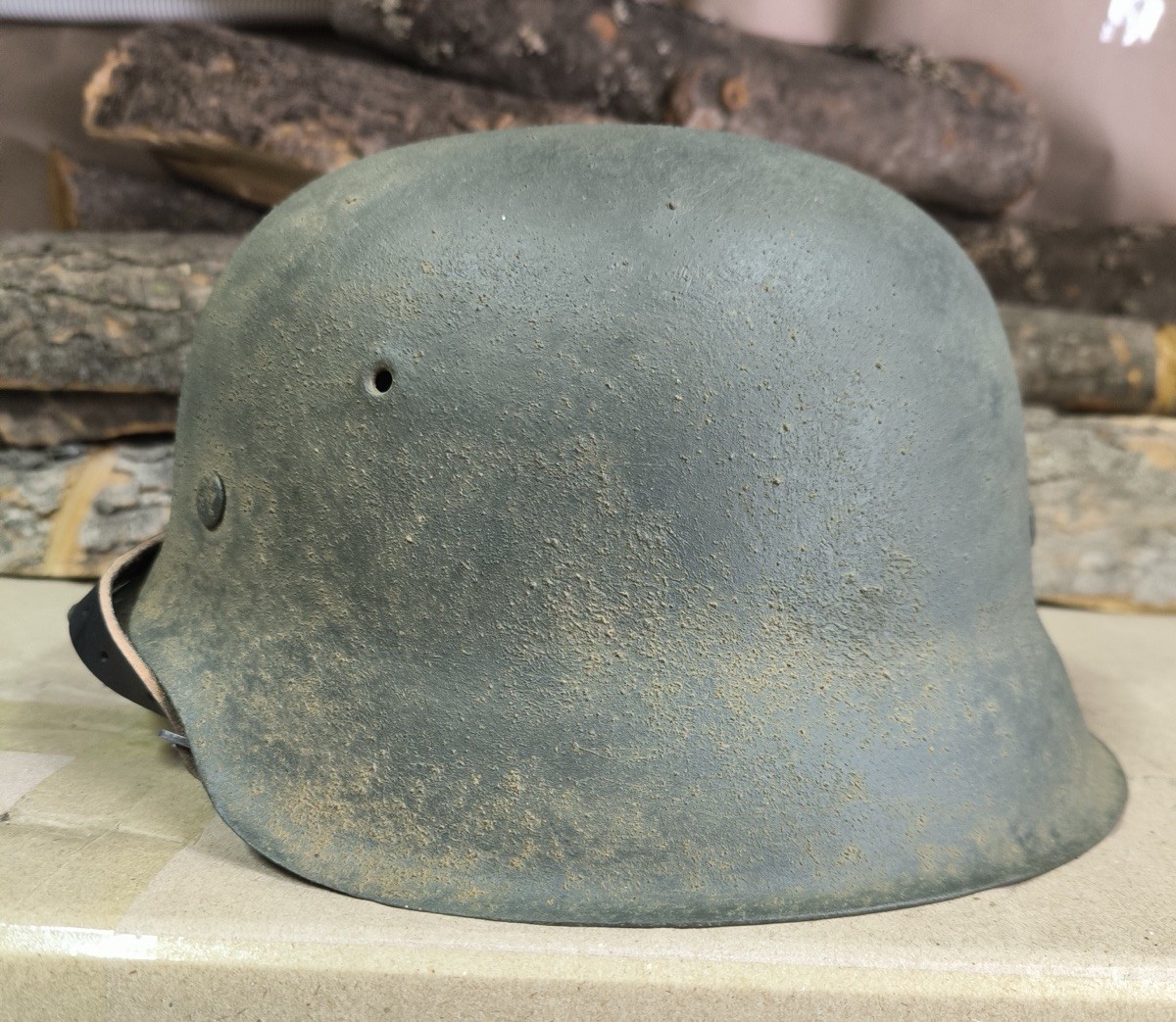 WW2 M42 German Helmet WWII M 42. Combat helmet size 64