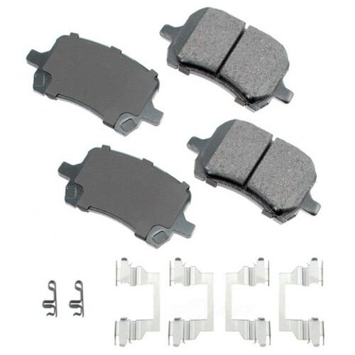 Front Disc Brake Pad Set OES AKEBONO ACT1160 for Chevrolet, Pontiac, Saturn